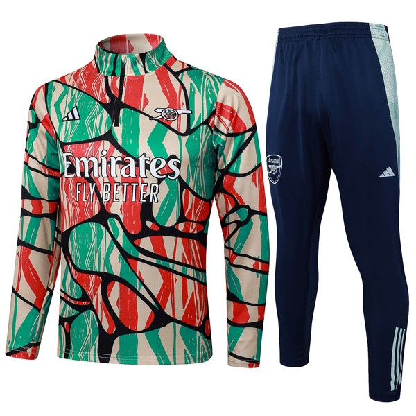 Sudadera De Training Arsenal 2025/26 Verde Rojo